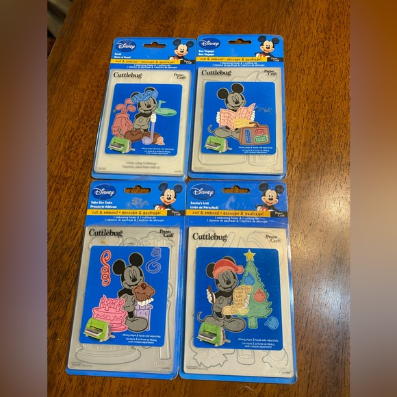 Cuttlebug Disney cut &‎ emboss  4 total - Picture 1 of 8